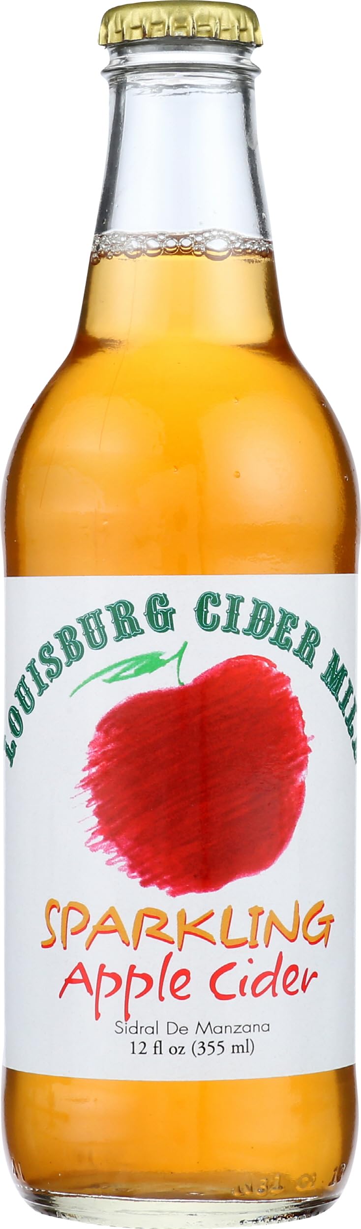 Louisburg Cider Apple Sparkling 12 fl oz
