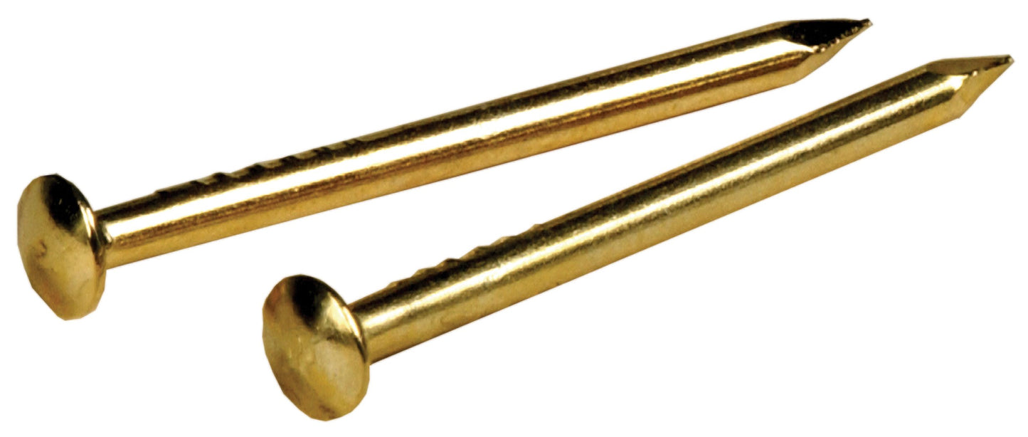 Hillman 122618 Brass Escutcheon Pins 1/2 x 18-Inch