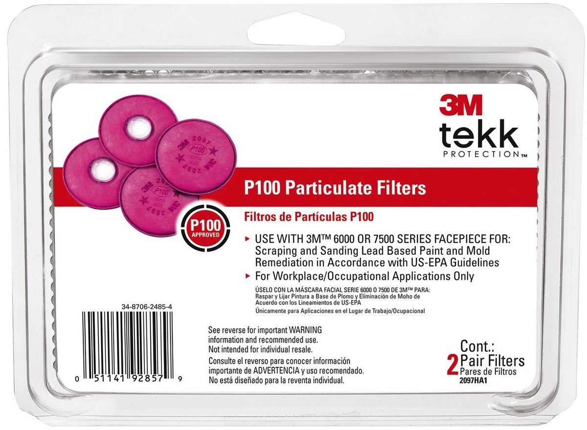 3M P100 Particulate Filters 2096