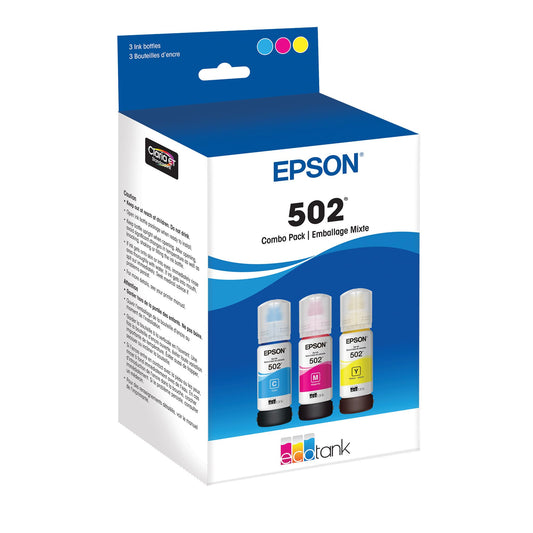 Epson 502 EcoTank Color Ink Bottle Combo Pack
