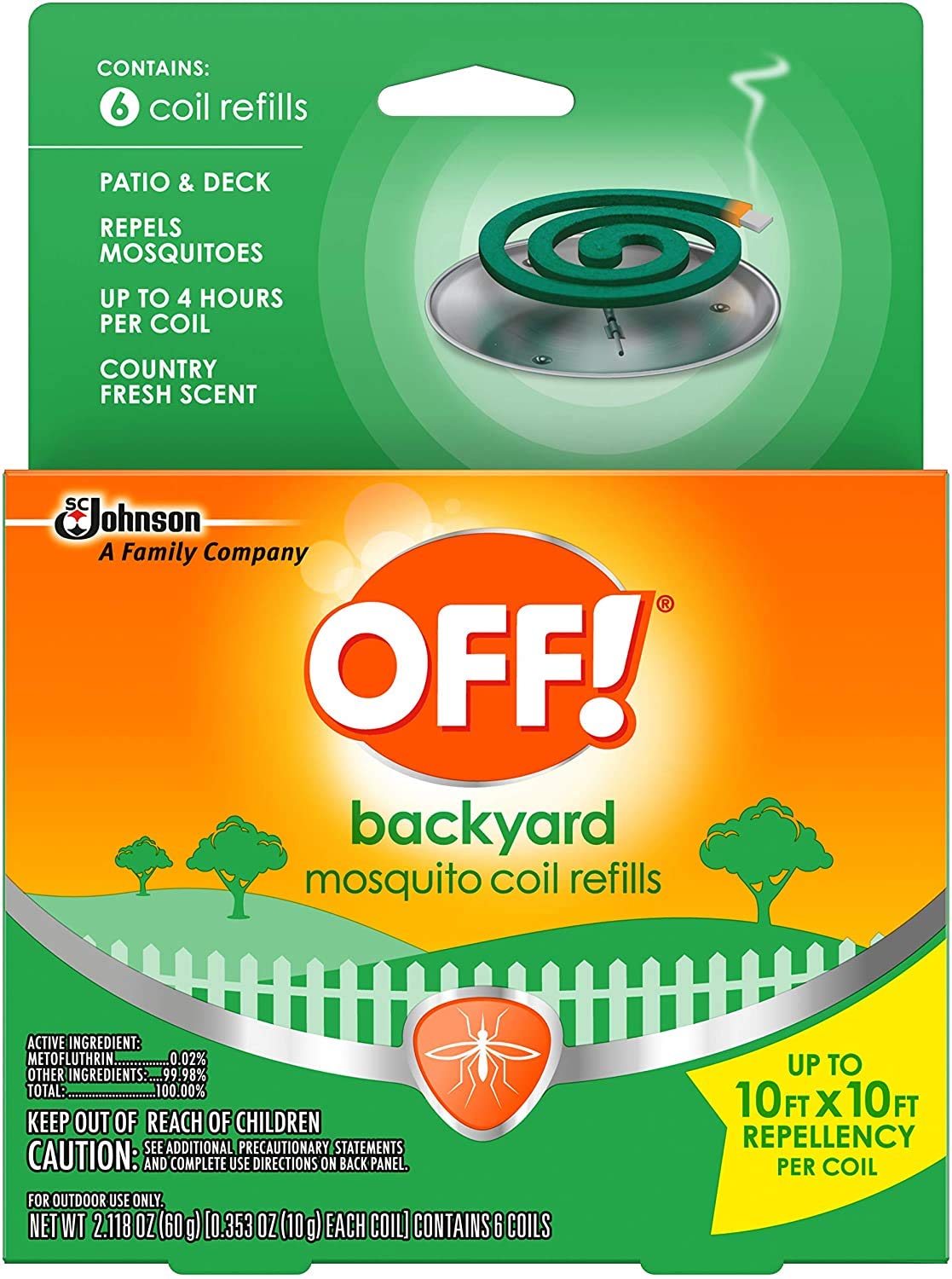 OFF! Mosquito Coil Refills Pack of 6
