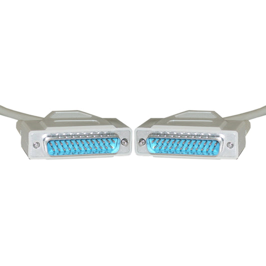 CableWholesale 3ft DB25 Male to Male Serial Cable