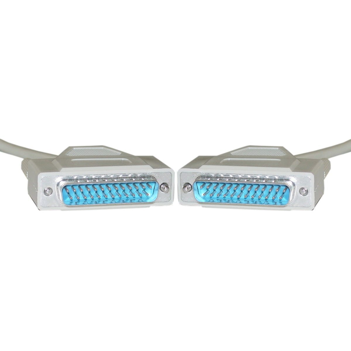 CableWholesale 15ft DB25 Serial Cable Male to Male