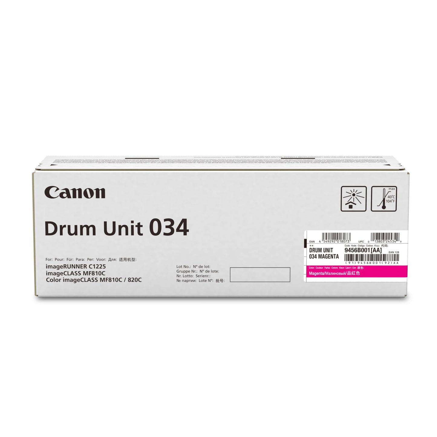 Canon Toner Cartridge, Magenta, 1 Size (CRTDG040HM)