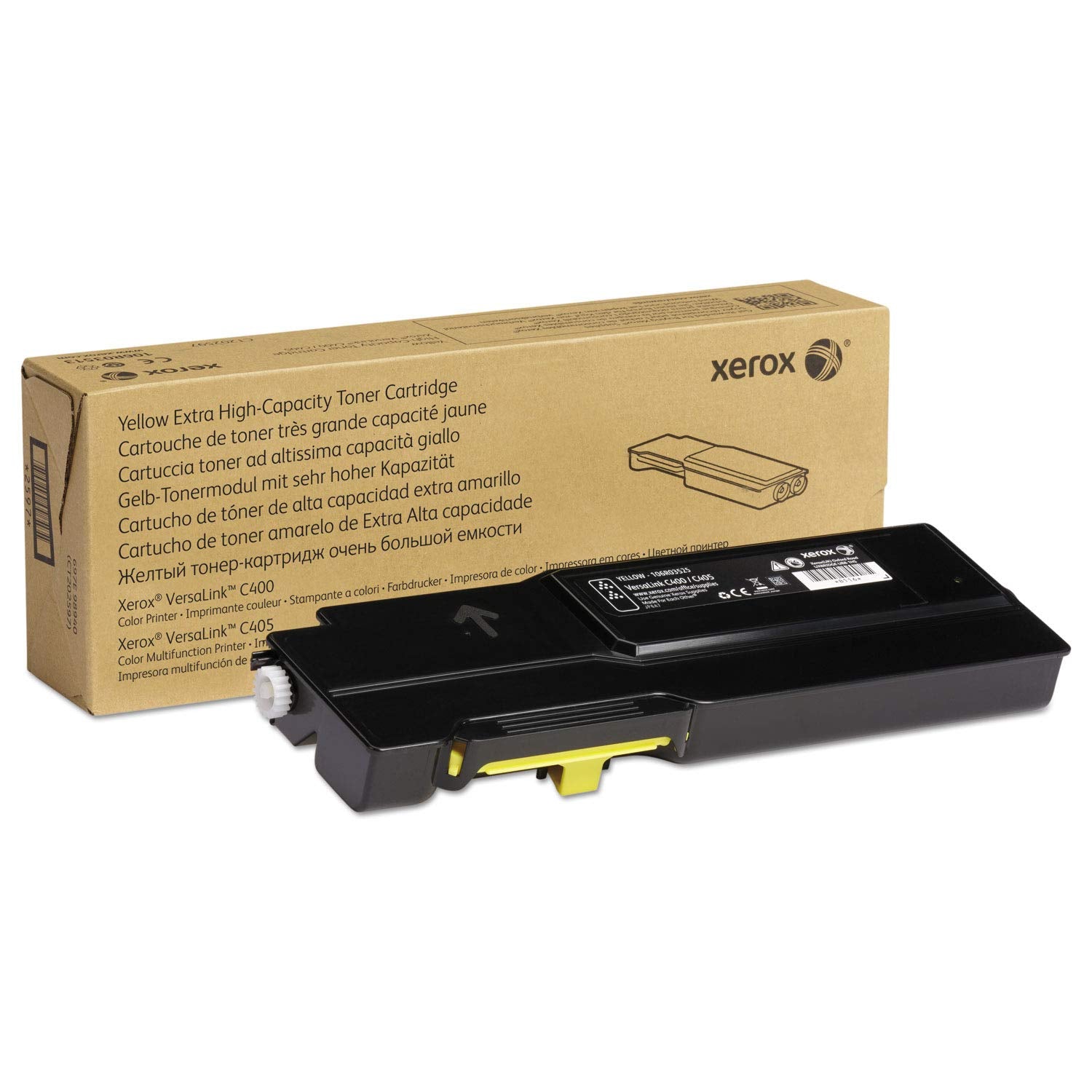 Xerox 106R03525 C400/C405 Yellow Extra High Yield Toner Cartridge 8000 Page Yield