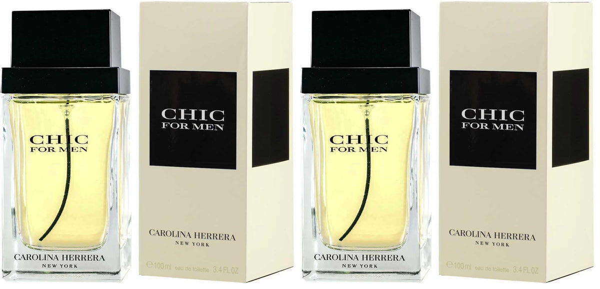 Carolina Herrera Chic Eau De Toilette Spray 3.4 Oz / 100 Ml for Men
