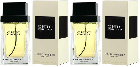 Carolina Herrera Chic Eau De Toilette Spray 3.4 Oz / 100 Ml for Men