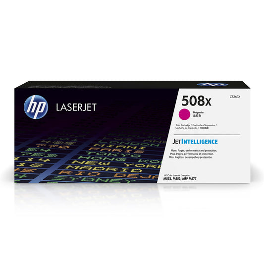 HP 508X Magenta High-Yield Toner Cartridge CF363X
