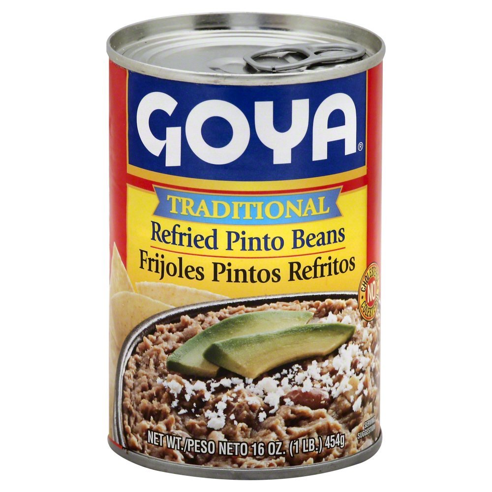 Goya Refried Pinto Beans, Traditional, 16 oz