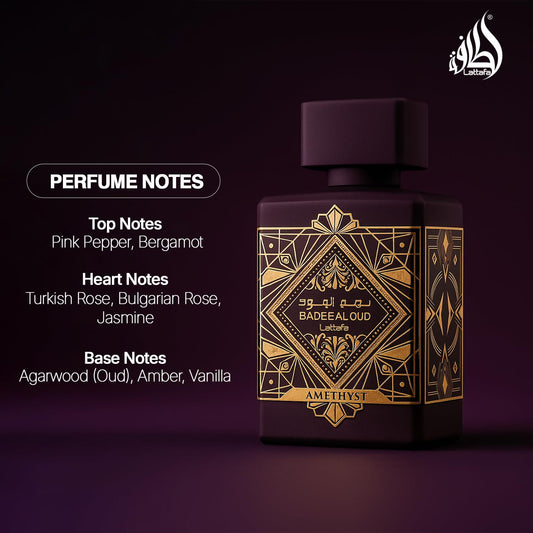 Lattafa Badee Al Oud Amethyst 3.4oz EDP