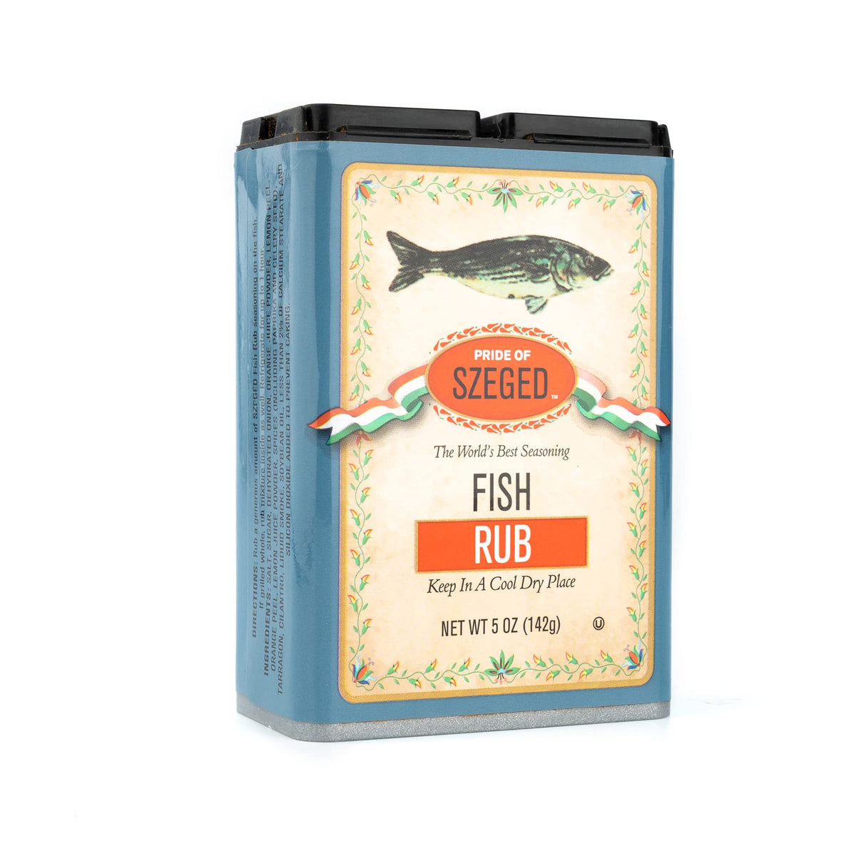 Szeged Fish Rub Seafood Seasoning 5oz Tin