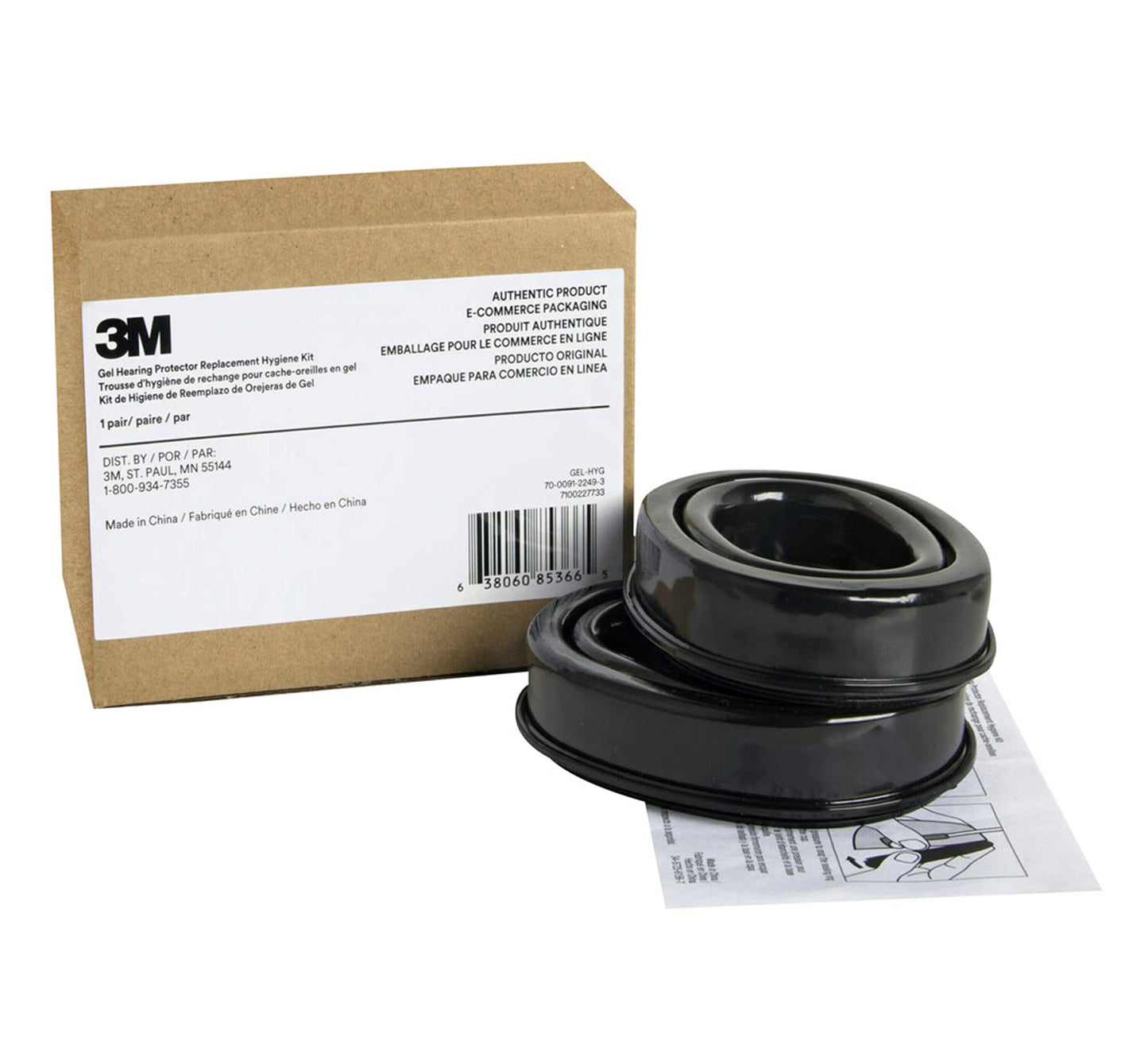 3M Gel Hearing Protector Replacement Cushions 1 Pair