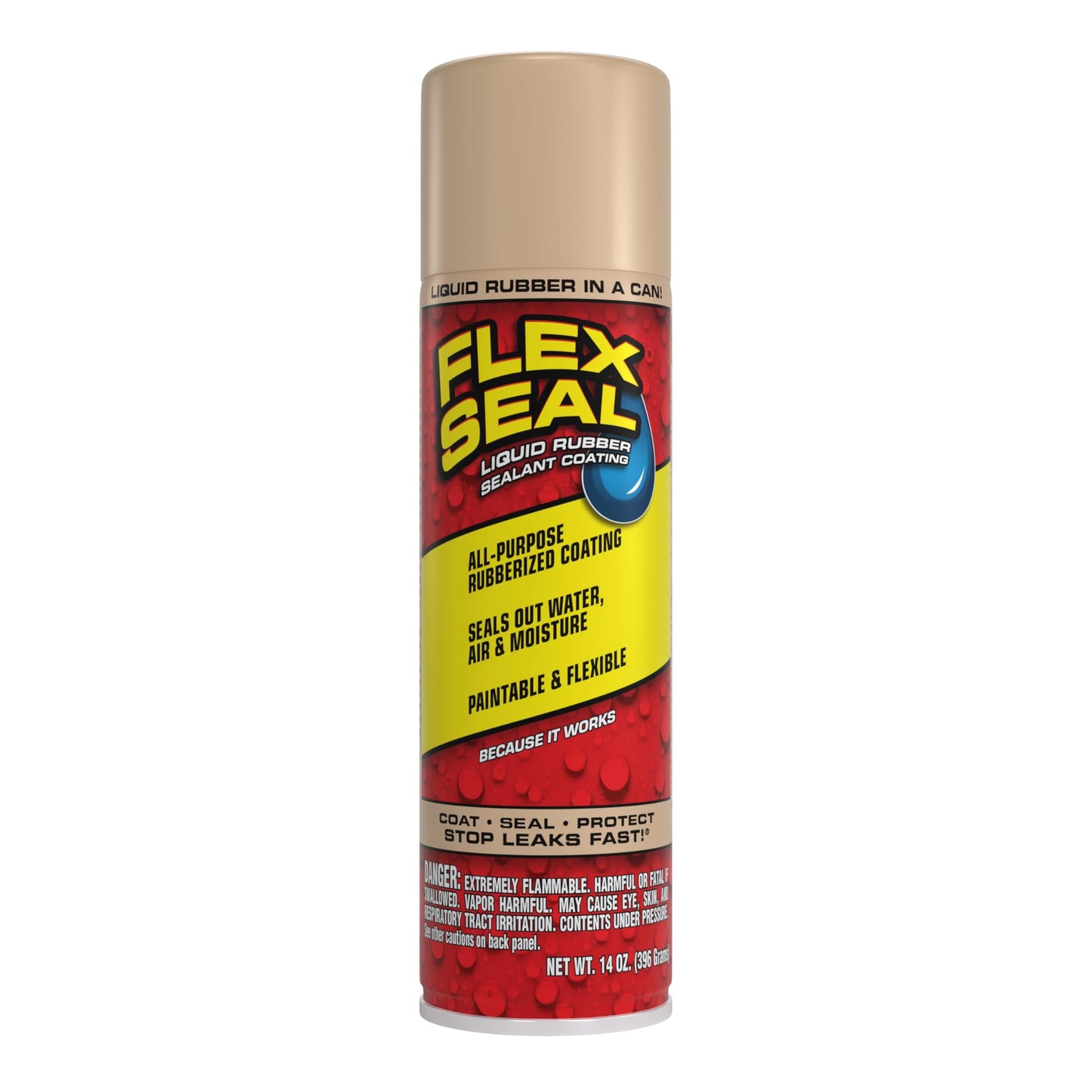 FLEX Seal Almond 14oz Rubber Spray Sealant