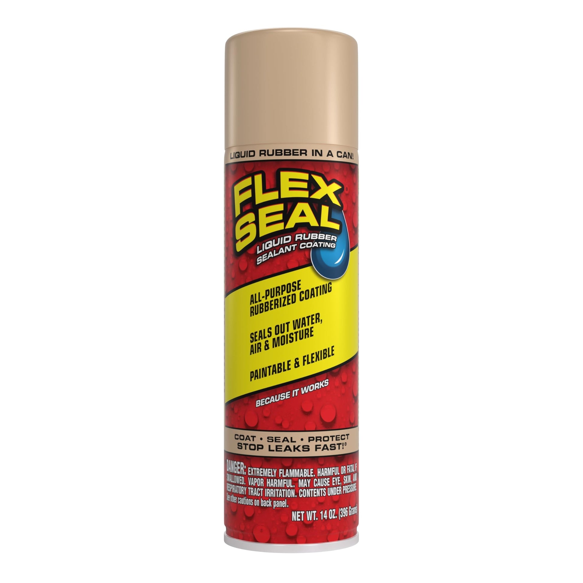 FLEX Seal Almond 14oz Rubber Spray Sealant