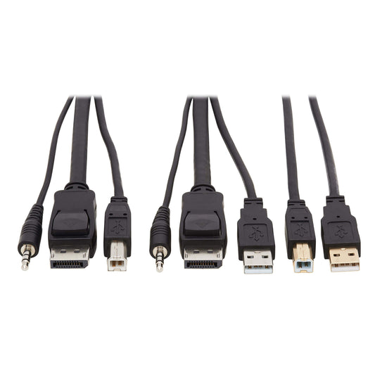 Tripp Lite DisplayPort KVM Cable Kit 6ft P783-006-U