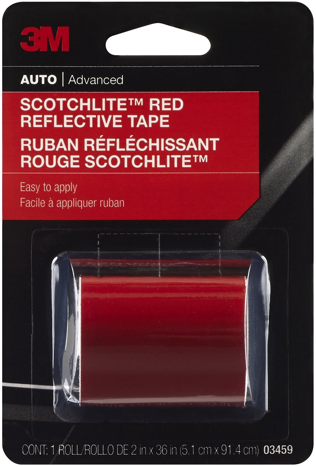 3M Scotchlite Red Reflective Tape 03459 2in x 36in