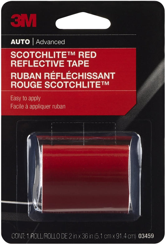 3M Scotchlite Red Reflective Tape 03459 2in x 36in