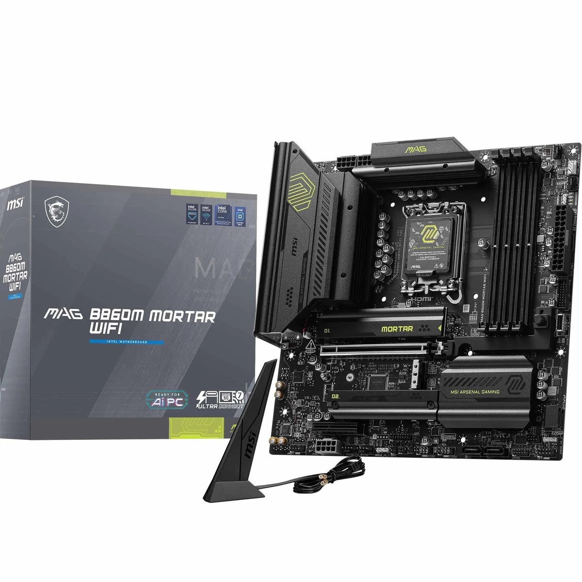 MSI MAG B860M Mortar WiFi mATX Motherboard