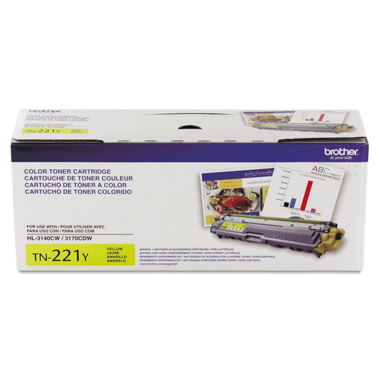 Brother TN-221Y Compatible Premium Toner Cartridge TN221Y Yellow