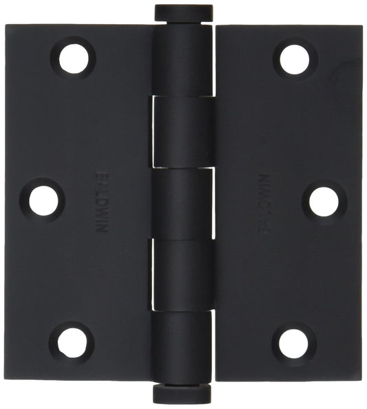 Baldwin 1030190I Square Mortise Hinge Black