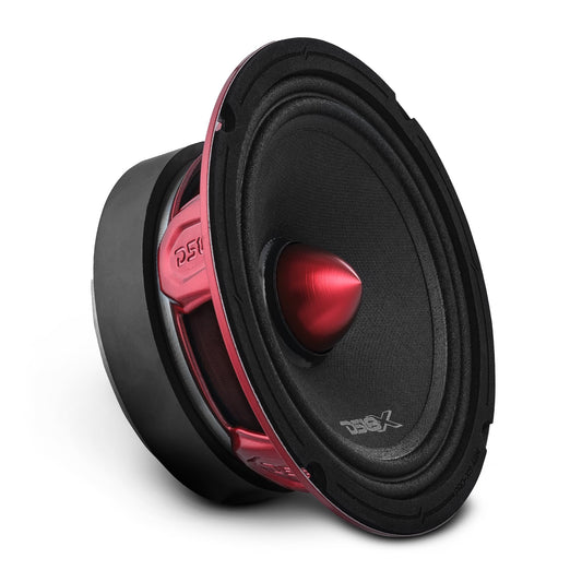 DS18 PRO-X6.4BM 6.5” Mid-Range Loudspeaker with Bullet 250 Watts RMS 4-Ohm (Renewed)