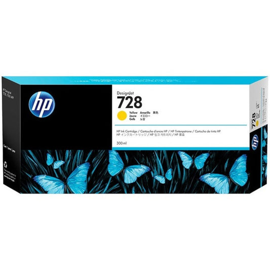 HP 738 300-ml Yellow DesignJet Ink Cartridge