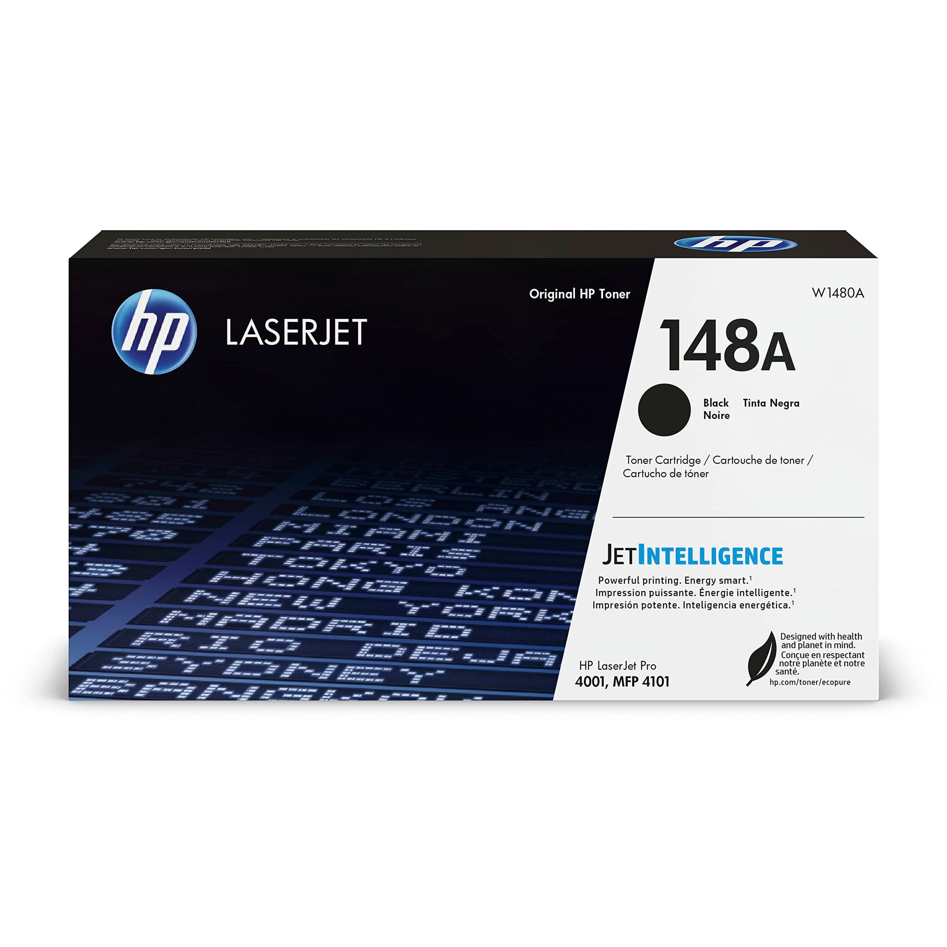 HP 148A Black LaserJet Toner Cartridge W1480A