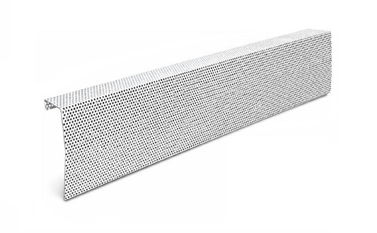 Baseboarders Premium Series 5 ft (60 in) Galvanized Steel Slip-On Baseboard Heater Cover, Rust Resistant, White, for Hydronic Hot-Water Systems