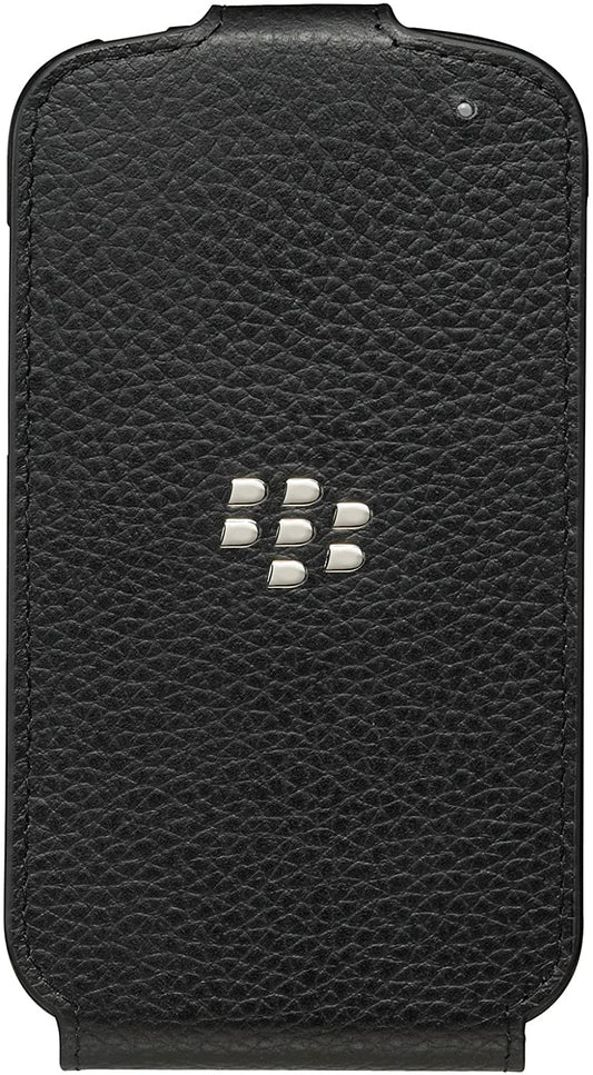 BlackBerry Leather Flip Shell Q10 ACC50707101 Black
