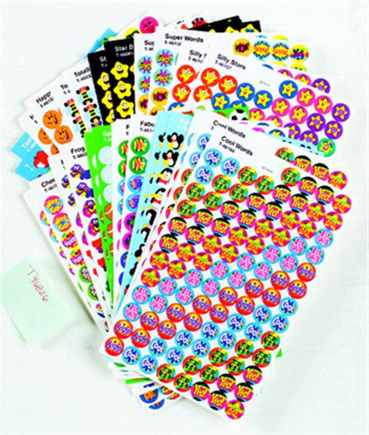 Trend Superspots and Supershapes Sticker Variety Pack, Awesome Assortment (T46826)
