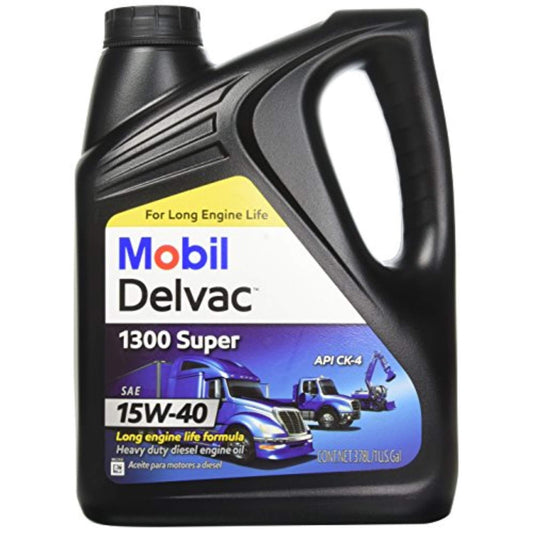 Mobil 1 112786 15W-40 Delvac 1300 Super Motor Oil - 1 Gallon