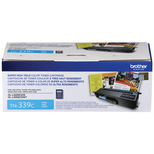 Brother TN-339C Super High-Yield Cyan Toner