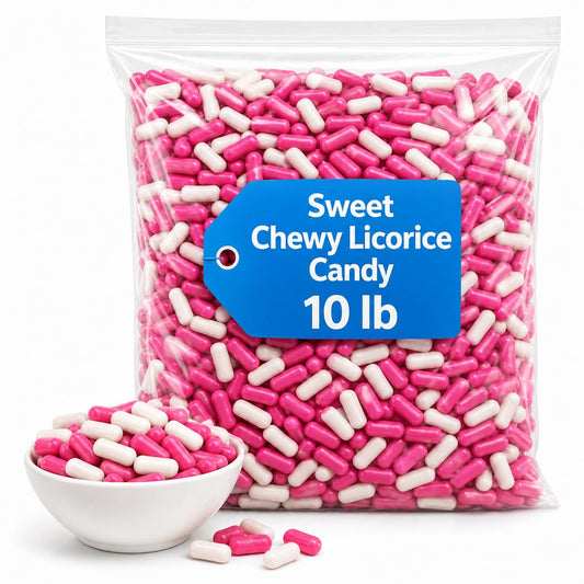 Licorice Fat Free, Candy Bulk Bag, 2 x 5 lbs 1070008820
