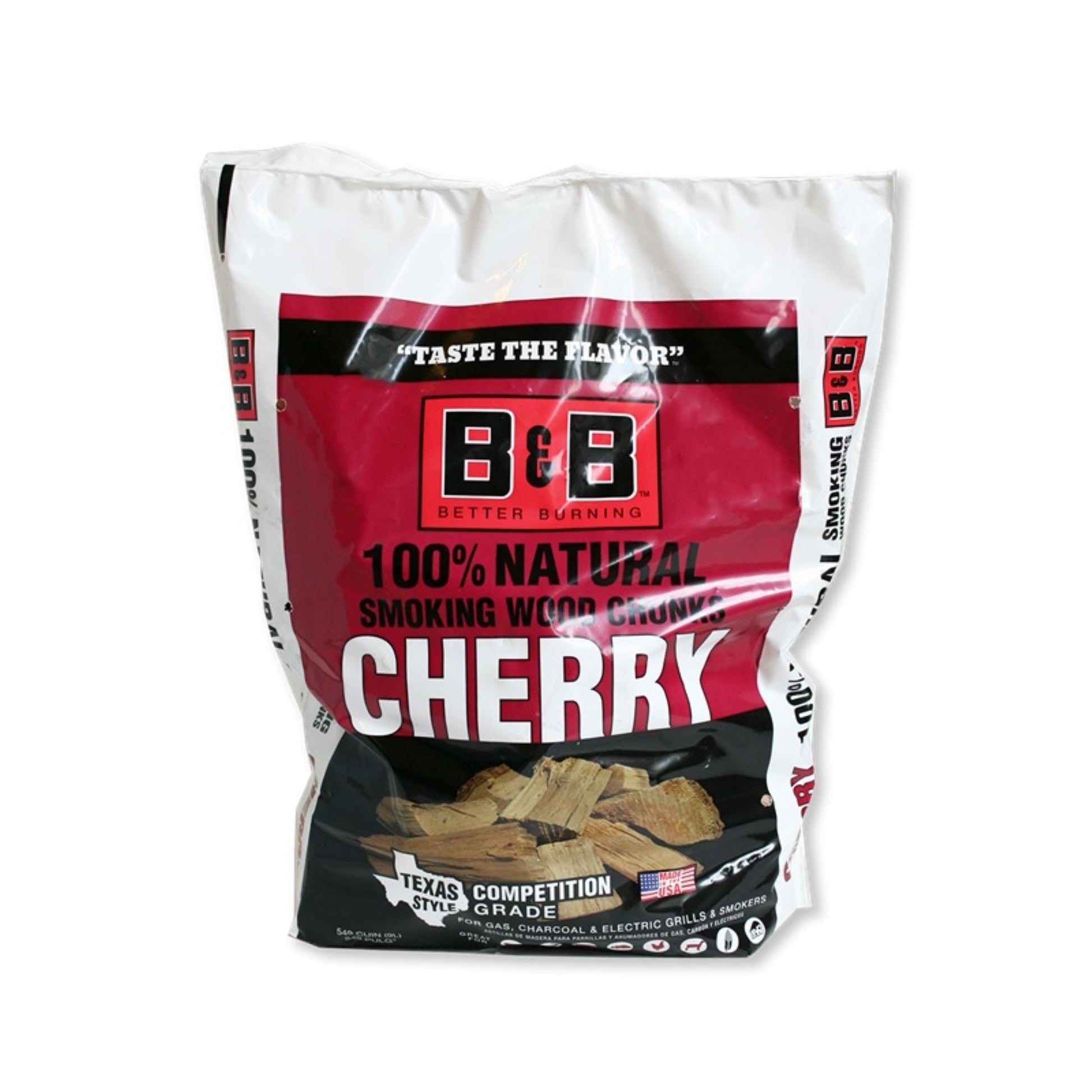 B&B Charcoal Cherry Wood Smoking Chunks 549 cu. in.