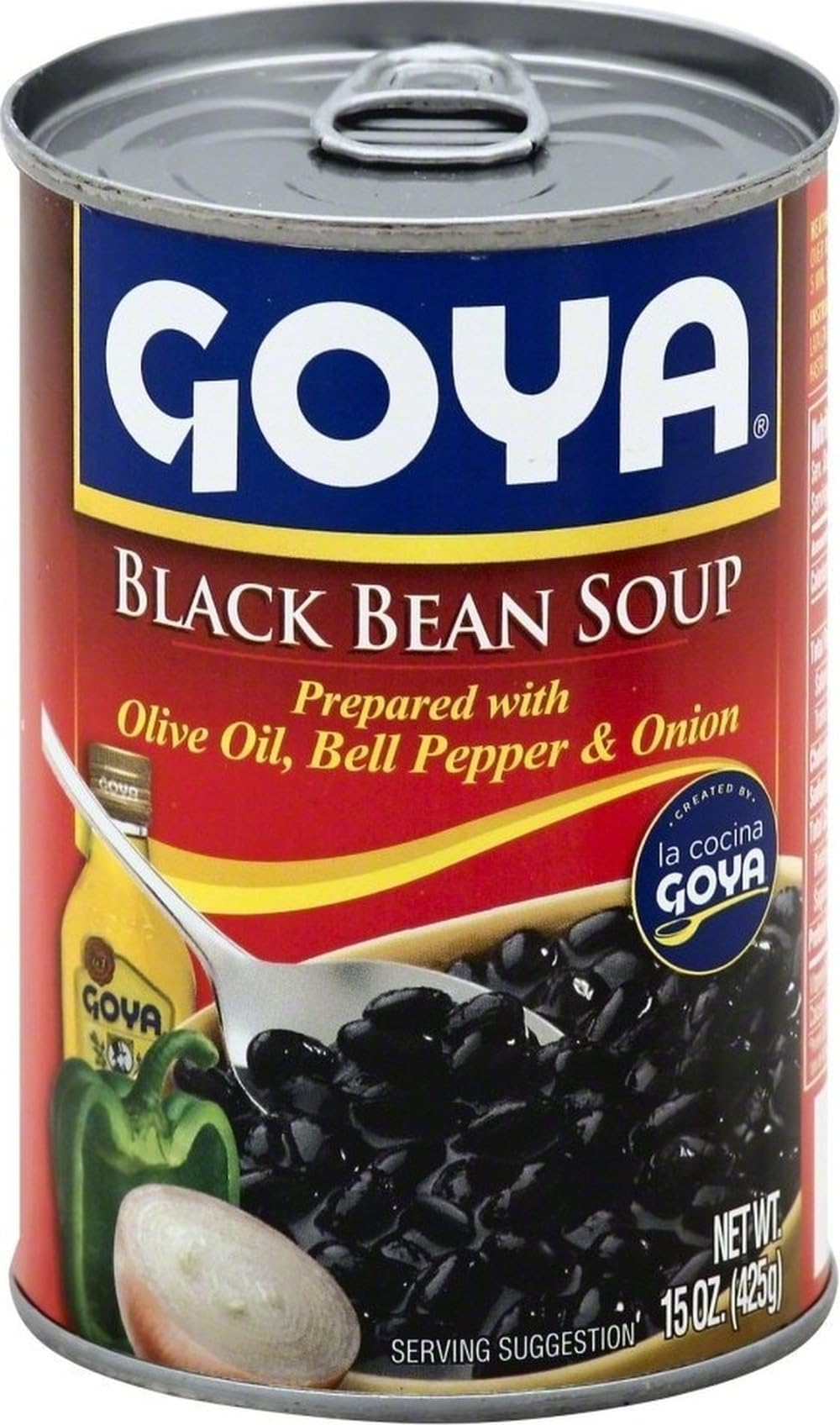 Goya Foods Black Bean Soup, 15 Ounce
