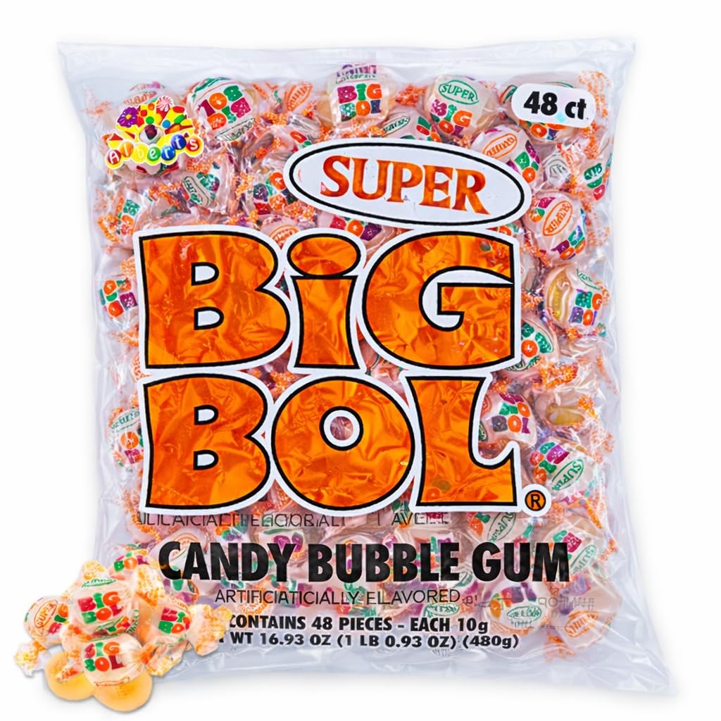 Alberts Super BIG BOL Bubble Gum 10g 48ct