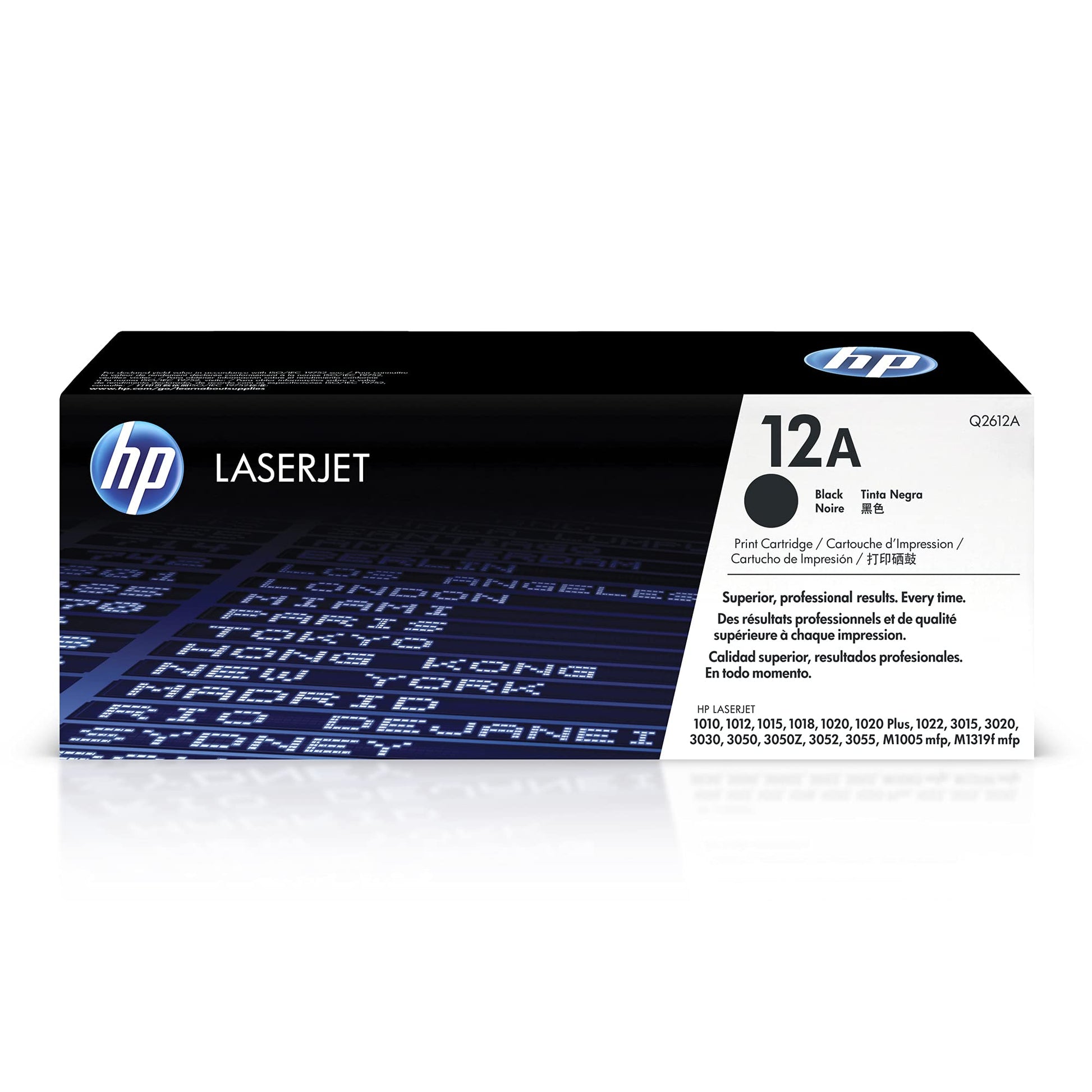 HP 12A (Q2612A) Black LaserJet Toner Cartridge 2,000 Pages