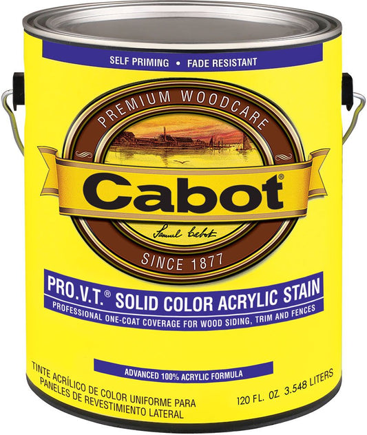Cabot Siding Stain Acrylic White 1 Gallon