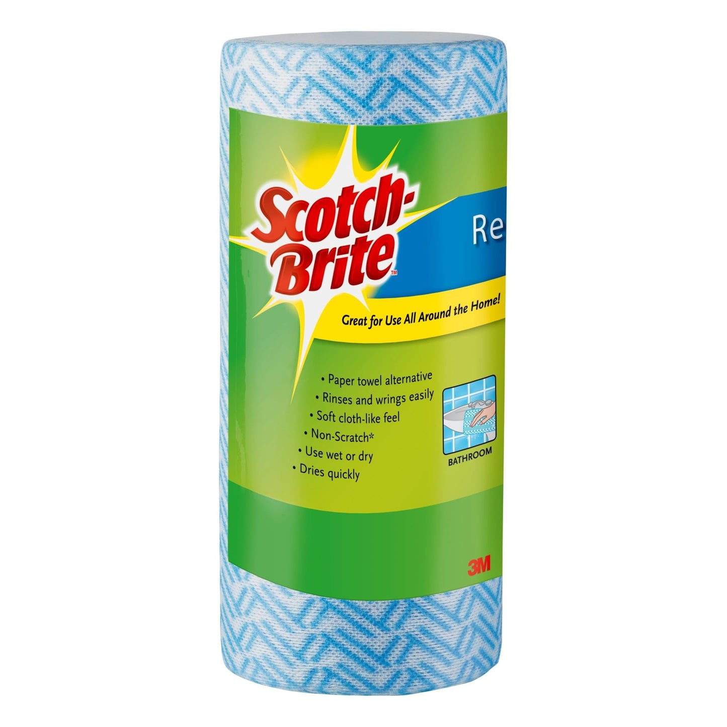 3M Scotch-Brite Multi-Purpose Cloth Wipes 40 Count Pack of 2