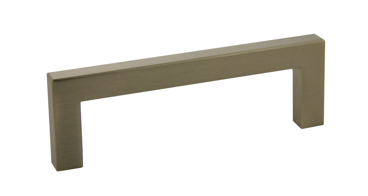 Pride Modern Square Cabinet Pull 4-1/4 in Rose Gold