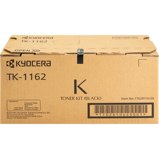 Kyocera TK-1162 Black Toner Cartridge 1T02RY0US0