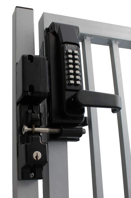 Lockey USA Sumo GL2 DC Jet Black Gate Lock Large