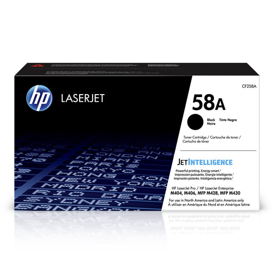 HP 58A Black Toner Cartridge CF258A