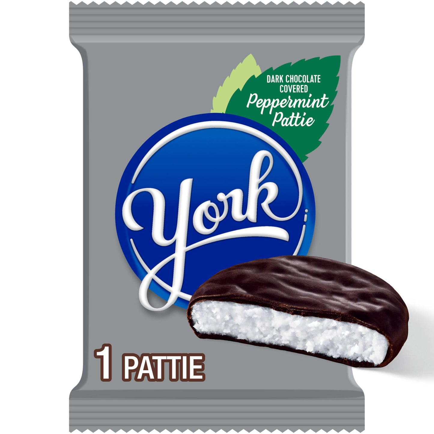 YORK Dark Chocolate Peppermint Candy (Pattie), 1.4 Ounce