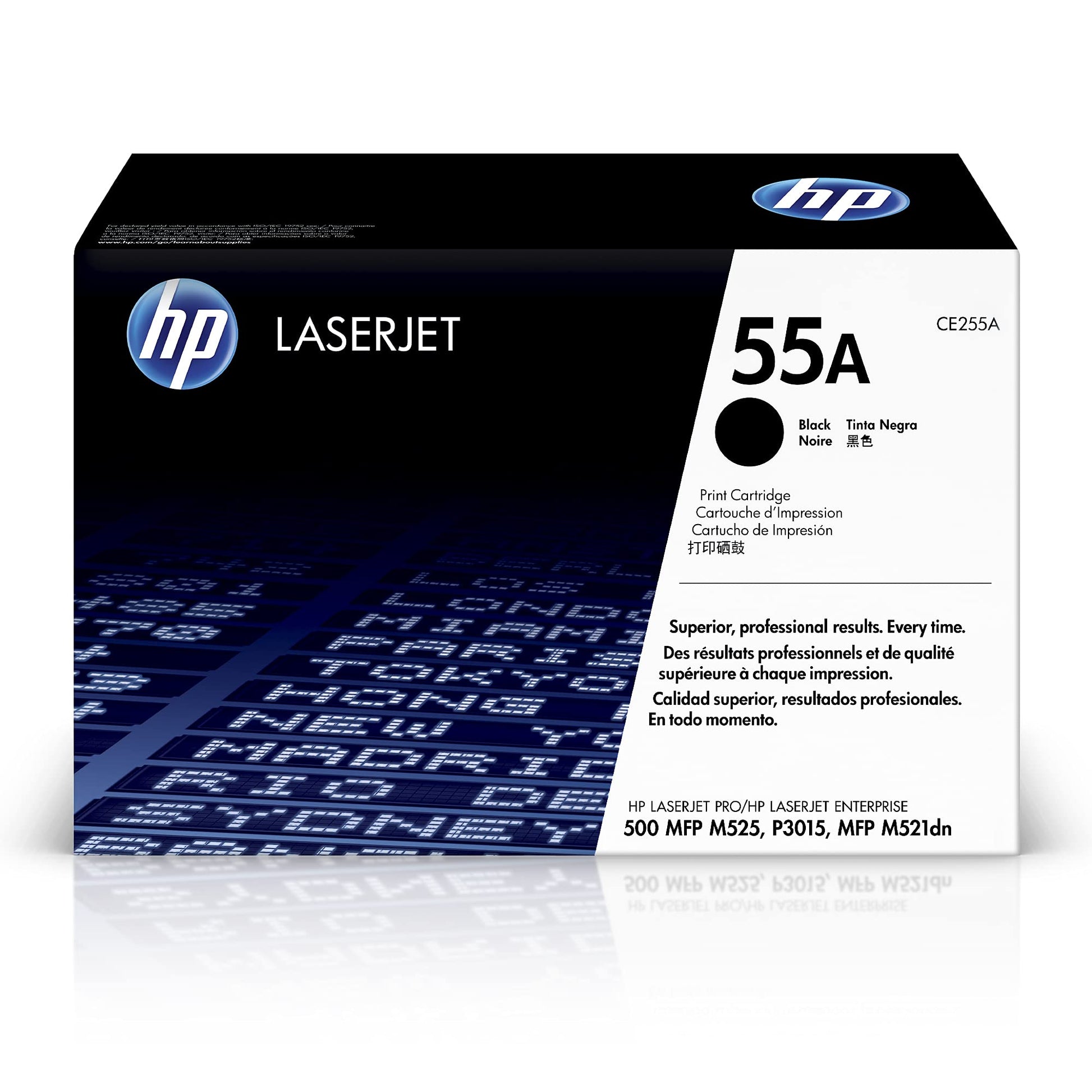 HP 55A Black Laser Toner Cartridge CE255A