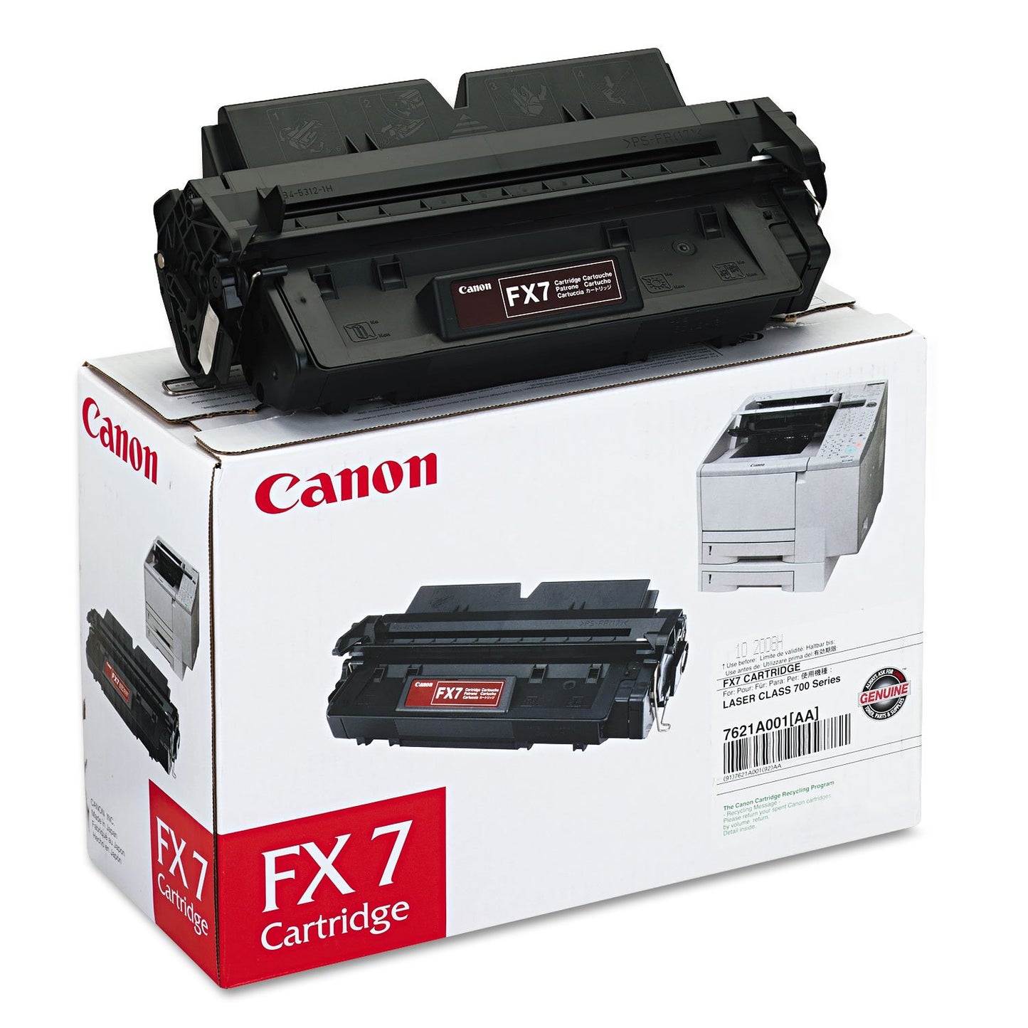 Compatible Canon Fx 7 7621A001AA Black Laser Toner Cartridge for Models Laser Cl