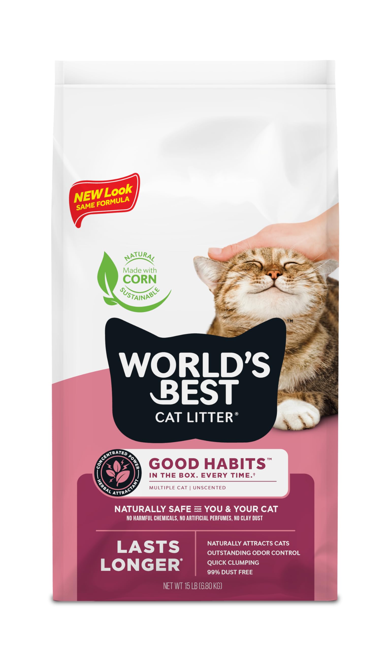 World's Best Cat Litter Good Habits 15lb