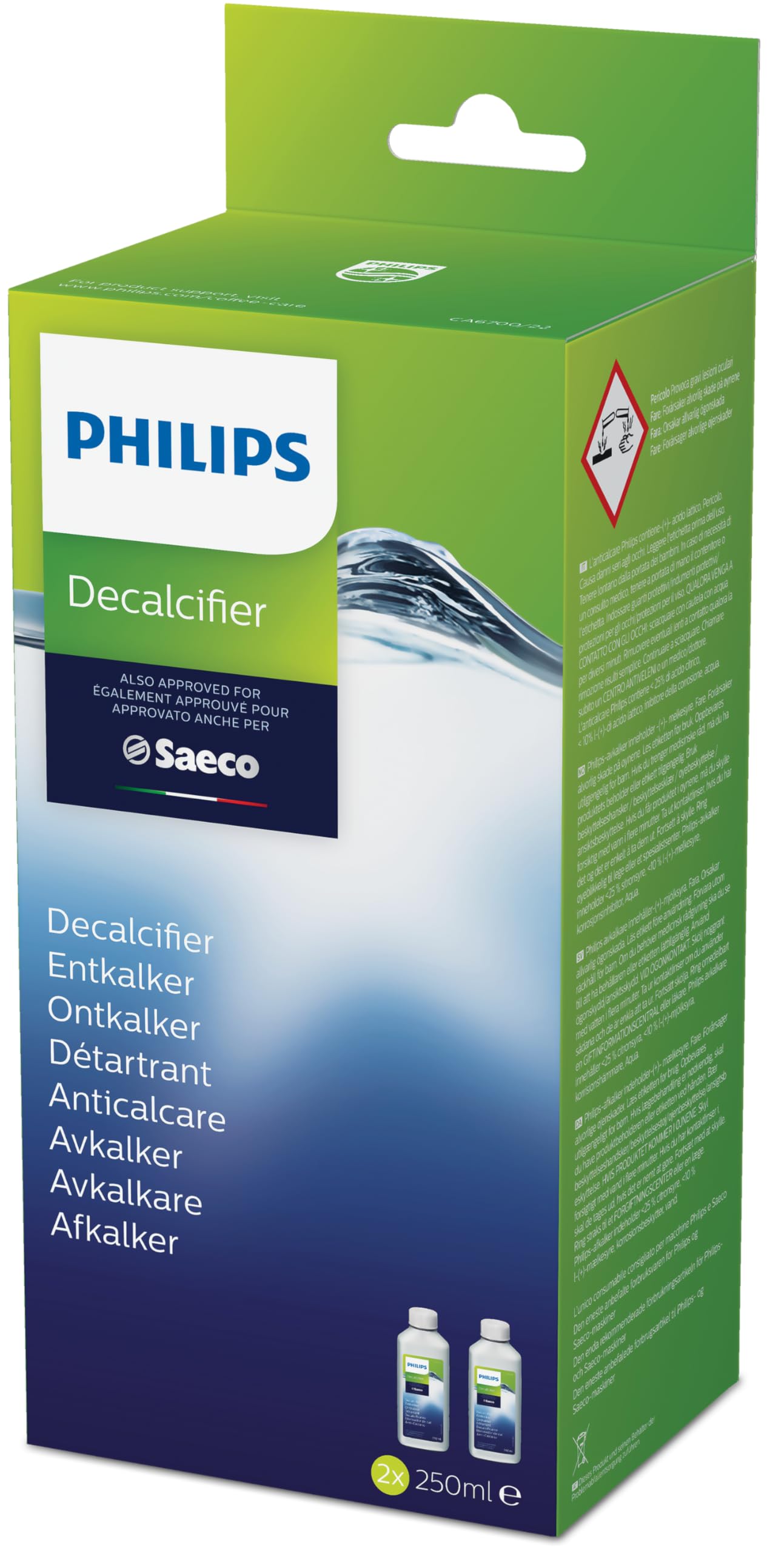 Philips CA6700/22 Universal Liquid Descaler 2x250ml