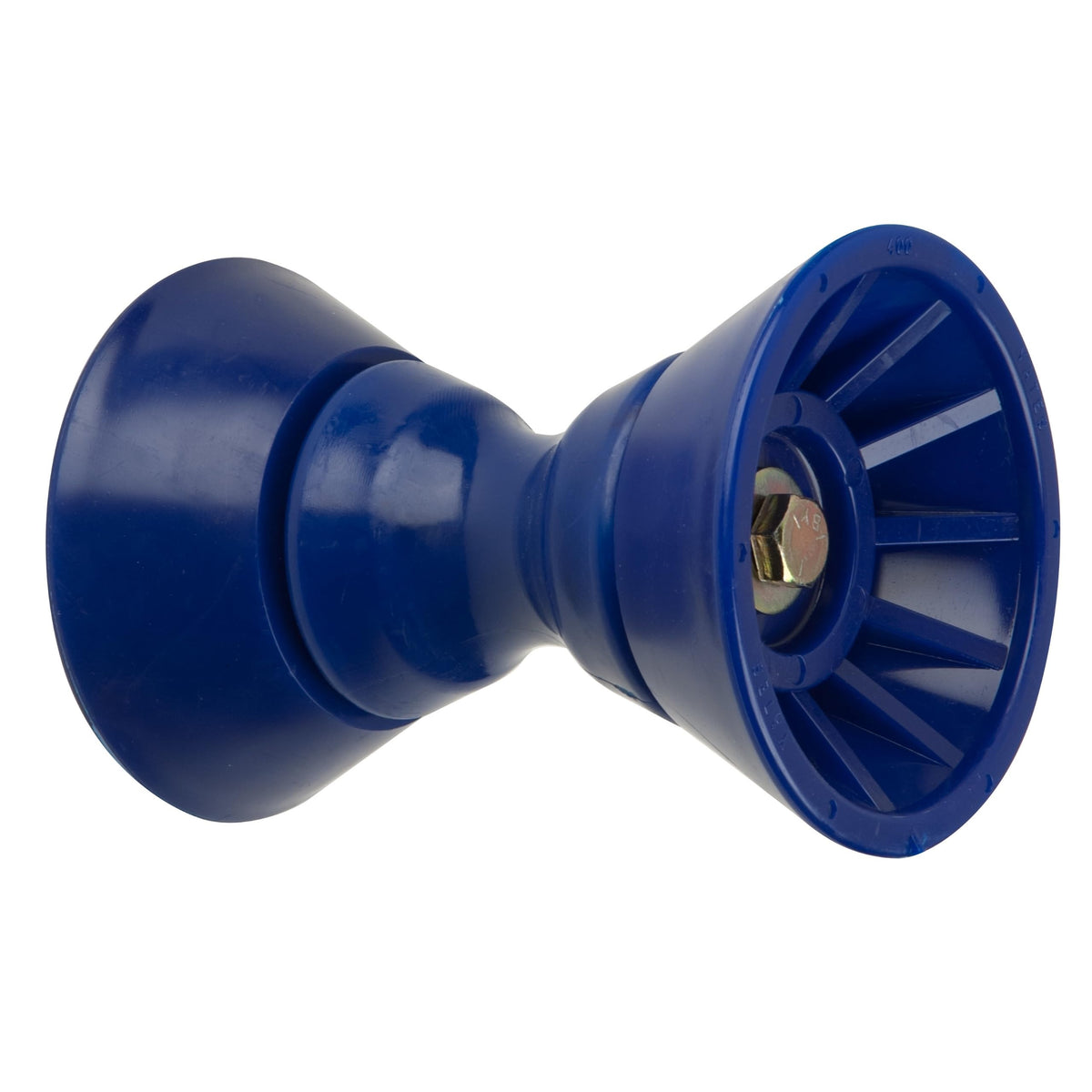 CE Smith 4" Bow Bell Roller Assembly Blue TPR