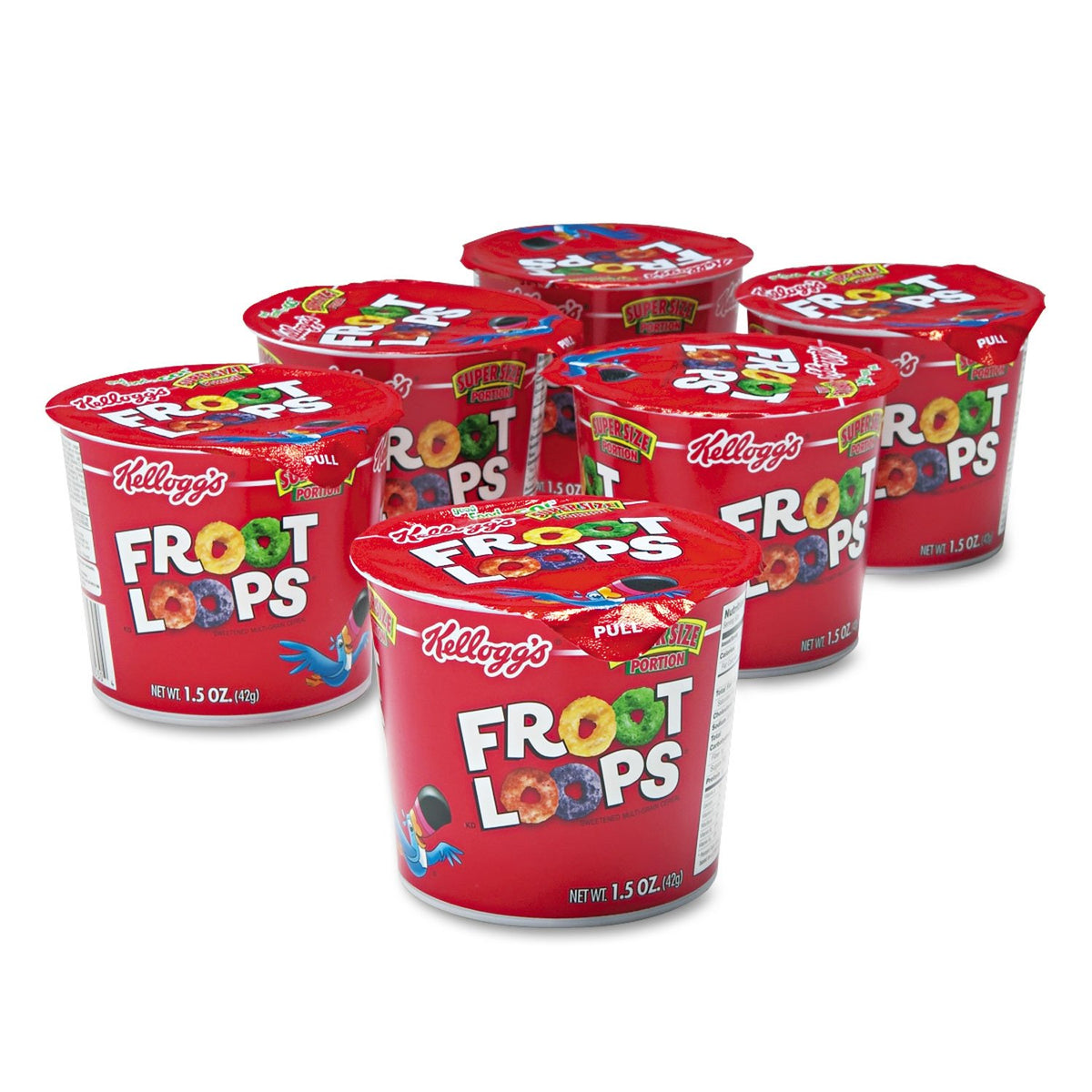 Kellogg's Froot Loops 1.5oz Single-Serve, 6 Pack